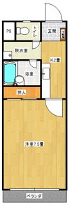 コーポ一畑・西持田の間取り画像