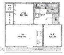高津団地5－23の間取り画像