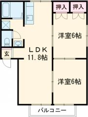 ハイム天領の間取り画像