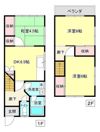 大橋コーポの間取り画像
