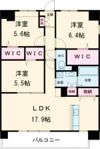 LIBTH光の森の間取り画像