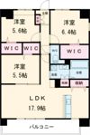 LIBTH光の森の間取り画像