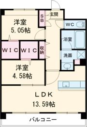 LIBTH光の森Ⅱの間取り画像
