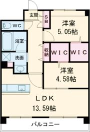 LIBTH光の森Ⅱの間取り画像