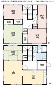 大洞桐が丘3丁目 貸家の間取り画像