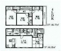 上荻野貸戸建ての間取り画像