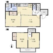 貸家 中津601－18の間取り画像