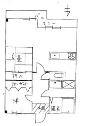 グリーンヒル波分の間取り画像