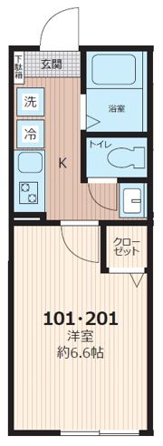 パークライフ松戸の間取り画像