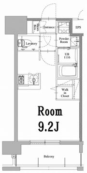 エンクレスト天神LARKの間取り画像