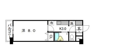 鏡川クレセントパークの間取り画像