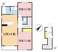 シャーメゾンMUKUROJIコートの間取り画像