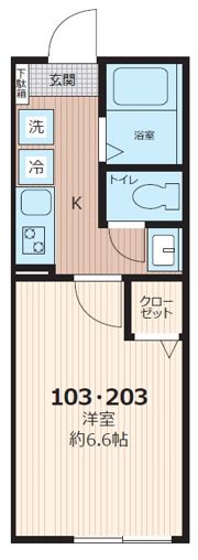 パークライフ松戸の間取り画像