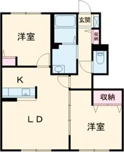 パルテール・加古川Bの間取り画像