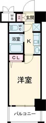 エステムコート神戸西Ⅲフロンタージュの間取り画像
