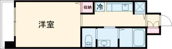 casa verde高辻の間取り画像