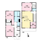 ライトムーン A棟の間取り画像