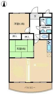 エステートEX白鳥マンションの間取り画像