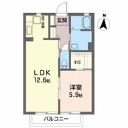 ジュネス城南の間取り画像