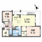 Vivace（ヴィヴァーチェ）の間取り画像