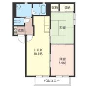 アーバンテラス Bの間取り画像