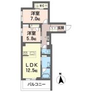 フォンテーヌ ベレオの間取り画像