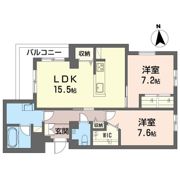 フォンテーヌ ベレオの間取り画像