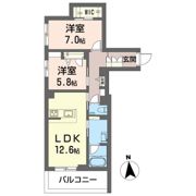 フォンテーヌ ベレオの間取り画像
