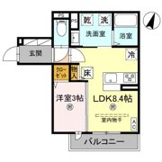 D-grace秋月の間取り画像