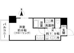 西田マンションの間取り画像