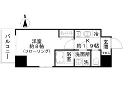 西田マンションの間取り画像