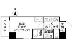 西田マンションの間取り画像