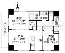 西田マンションの間取り画像