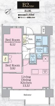 LUXENA+OTO南千住の間取り画像