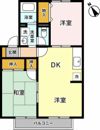 アムール米原 Bの間取り画像