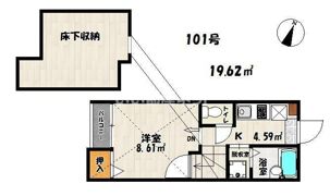 キューブ吉塚の間取り画像