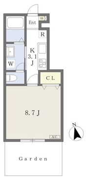 EARL’S COURT北条の間取り画像
