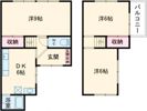 今里町一戸建の間取り画像