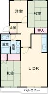 エミネンス小山3号棟の間取り画像