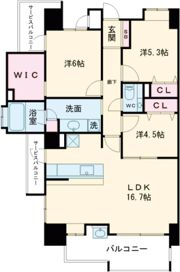 アクタス籠町グランミライの間取り画像