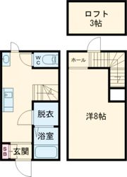Cross B棟の間取り画像