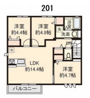 ルミエール重根の間取り画像