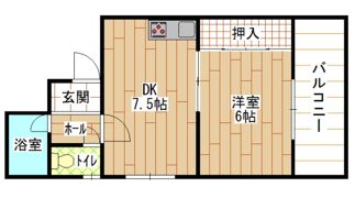 コーポ田町の間取り画像