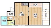 コーポ田町の間取り画像