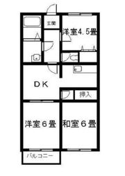 フェリース露木Bの間取り画像
