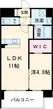 ｸｲｰﾝｽﾞ京町の間取り画像