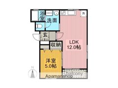 マンションドム大曲の間取り画像