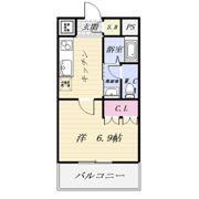 Comodo Mihamaの間取り画像