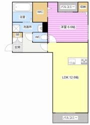 スクエアコートの間取り画像