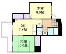 ガーディニア倉敷の間取り画像